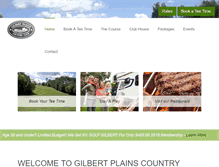 Tablet Screenshot of golfgilbertplains.com